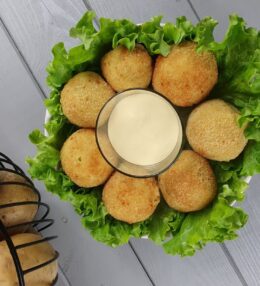 Croquettes de pommes de terre à la morue